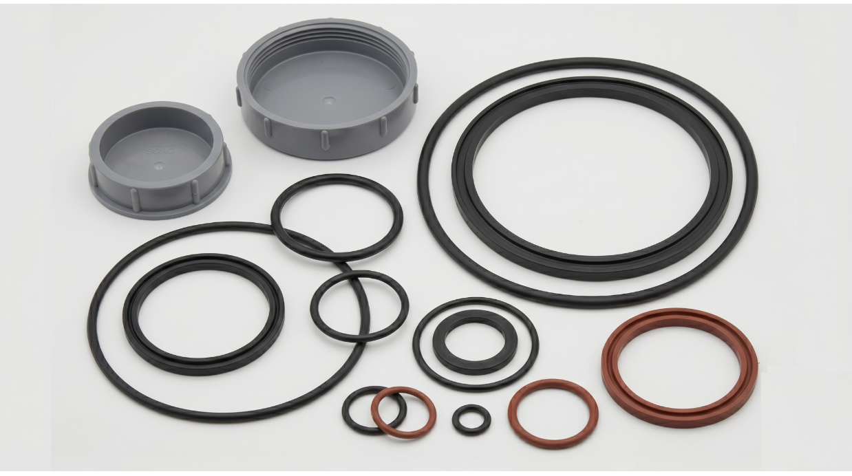 Pressure Vessel End Caps & O-rings